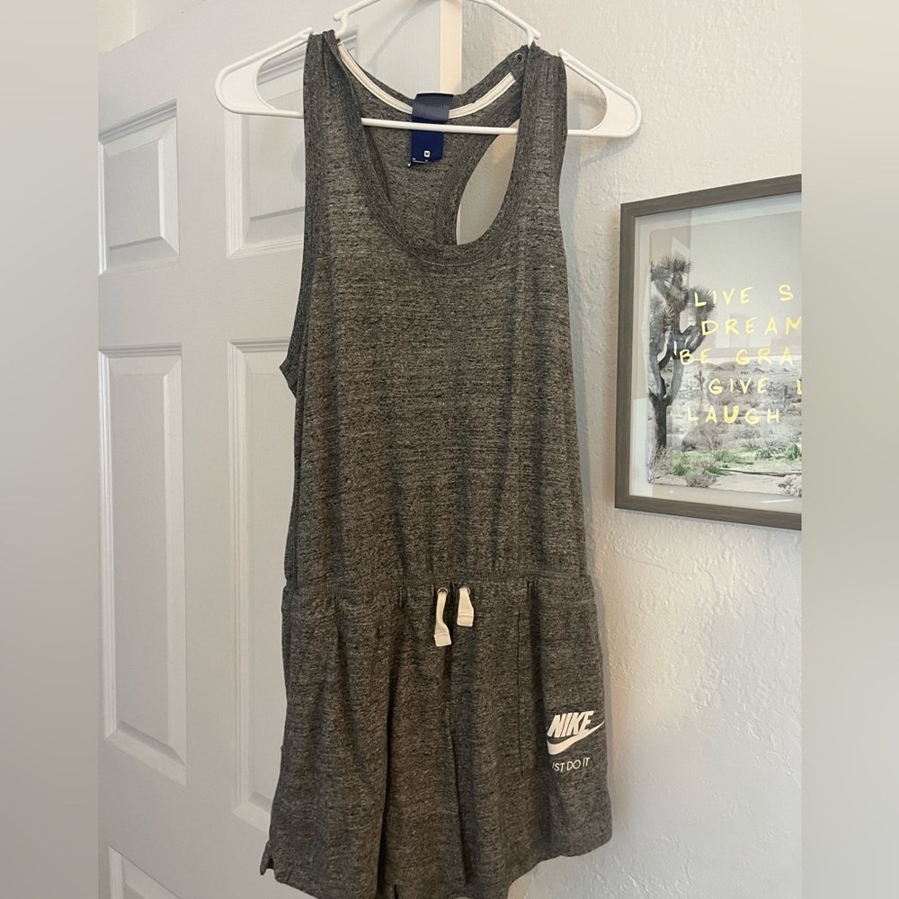 Heathered Gray Romper